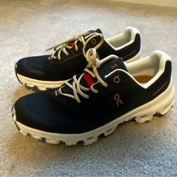 LOEWE+ On Cloudventure recycled-canvas and mesh sneakers NEW Black 38 - Picture 7 of 13